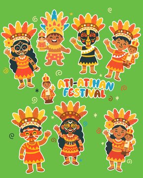 Ati-atihan Festival in Cebu Manila Philippines