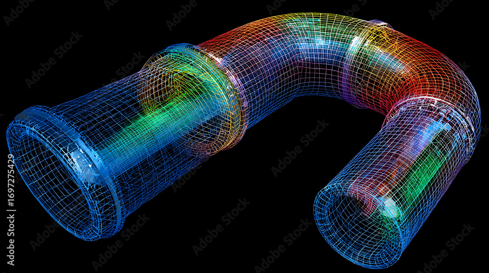 Poster applying machine learning to optimize duct and pipe routing paths