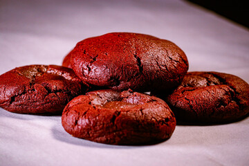 Red velvet cookies