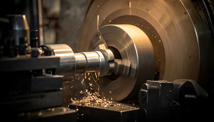 Metalworking machine in action