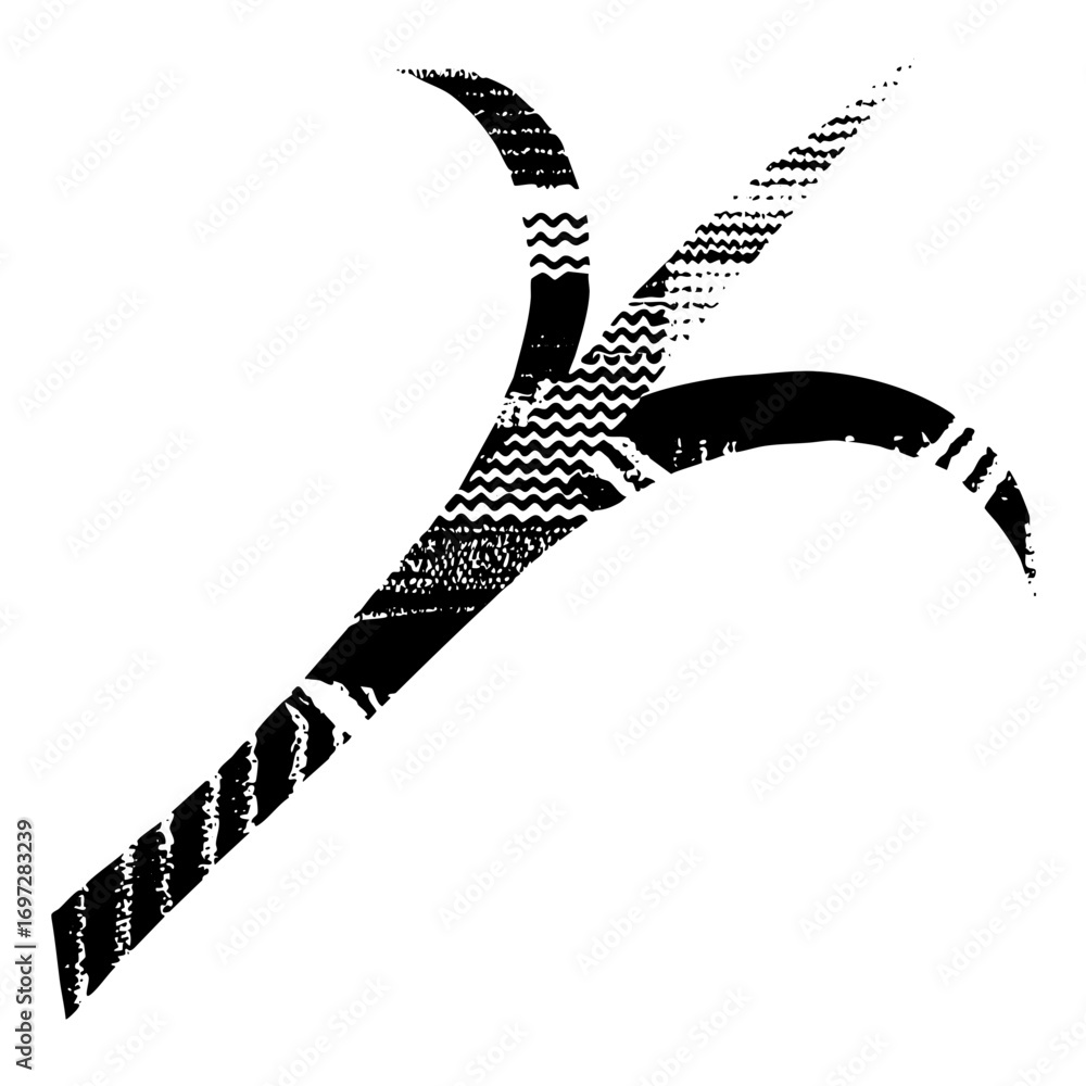 Poster vector abstract running figure with dynamic .