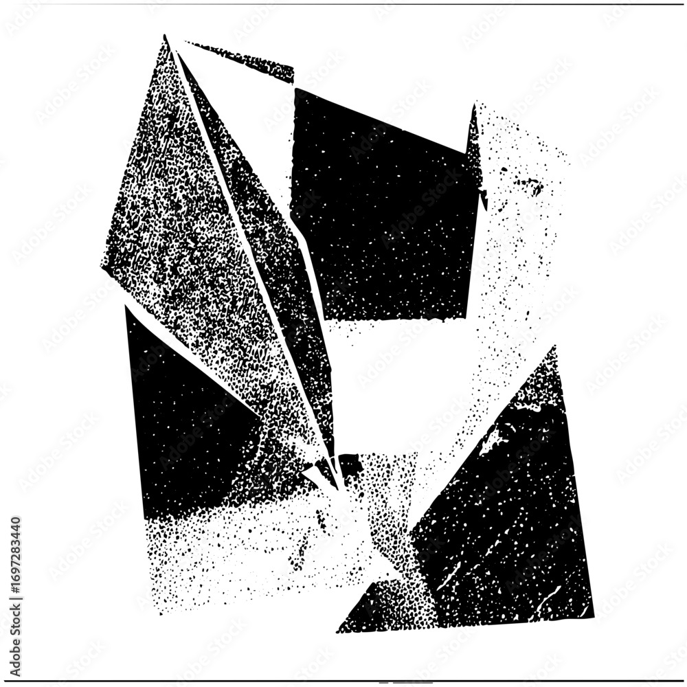 Poster vector abstract geometric shapes create a dynamic composition.