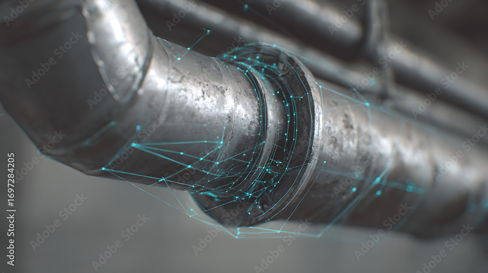 Poster automating clash detection and resolution for ducts and pipes via apis