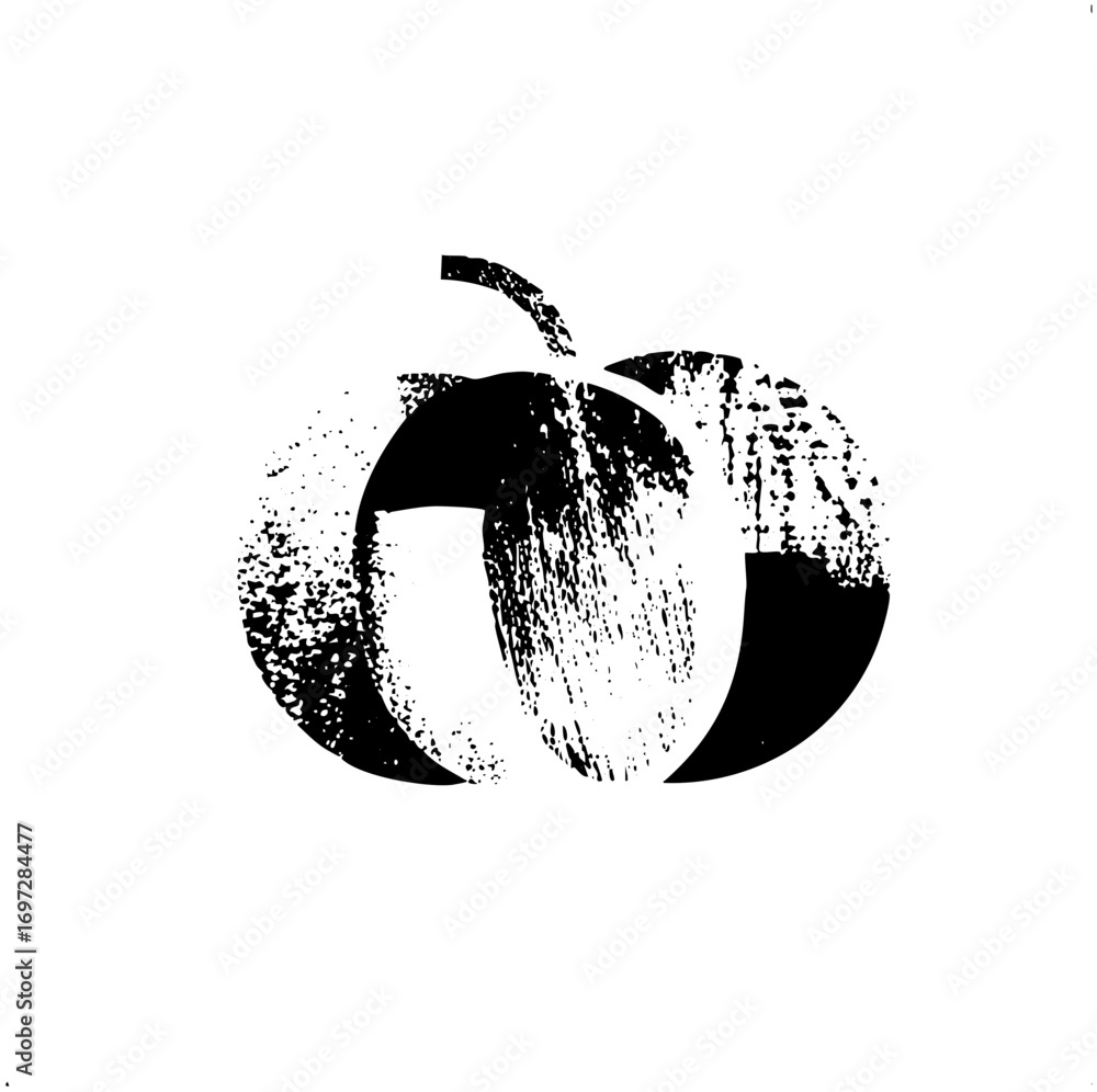 Poster vector abstract with textured brushstrokes.
