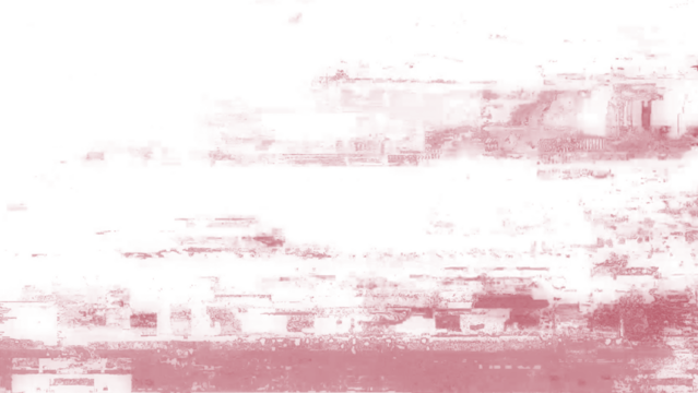 Futuristic Cyberpunk Glitch with Neon Data Noise and Transparent Background