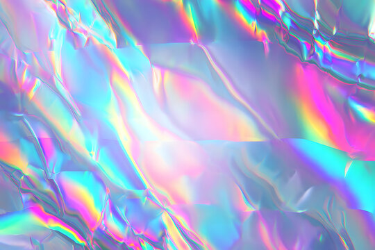 Abstract Modern bright colored holographic backgroun in 80s style. Synthwave. aporwave style. Retrowave,retro futurism, webpunk