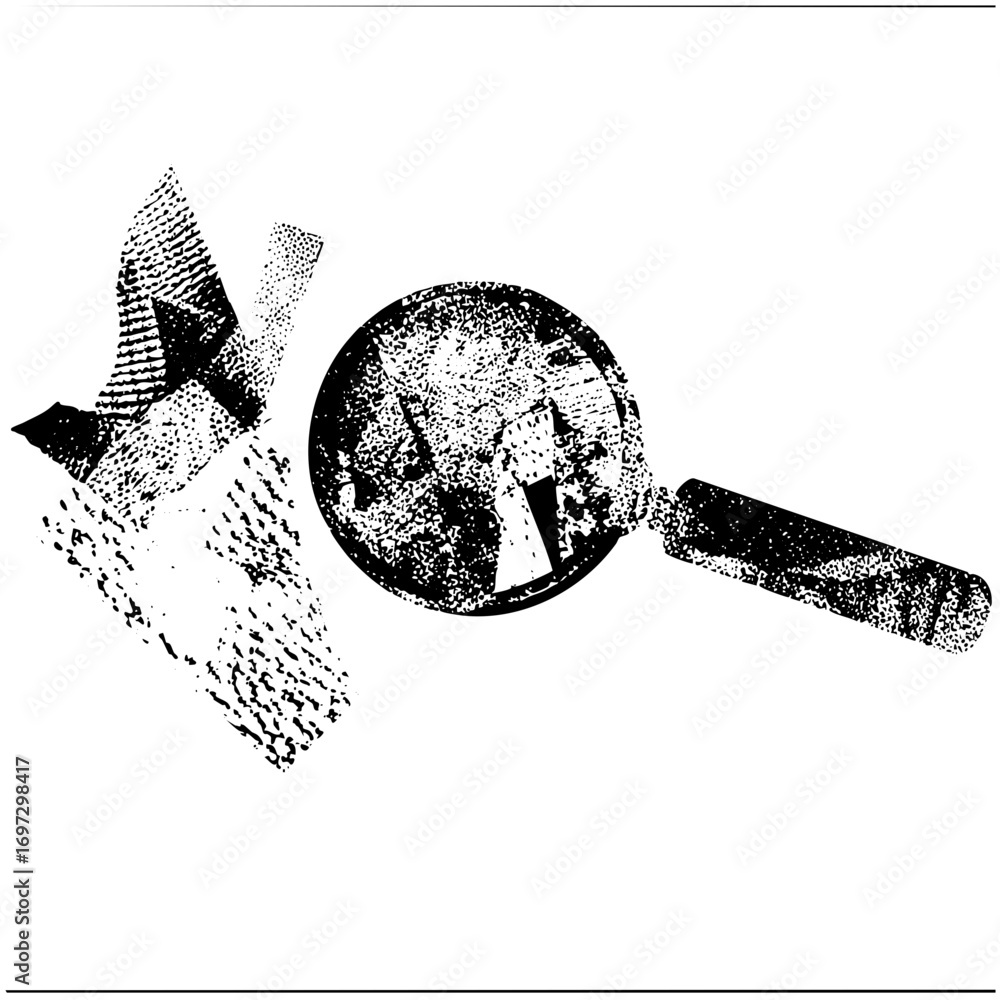 Poster vector abstract of a globe and airplane with a distressed texture.