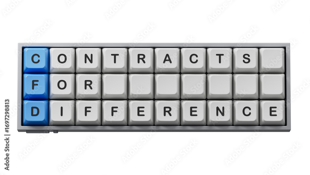 Poster the word cfd on wood cubes. cfd - short for contracts for difference. business and finance concept.s