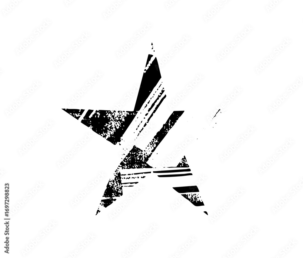 Aufkleber vector abstract starburst with distressed texture.