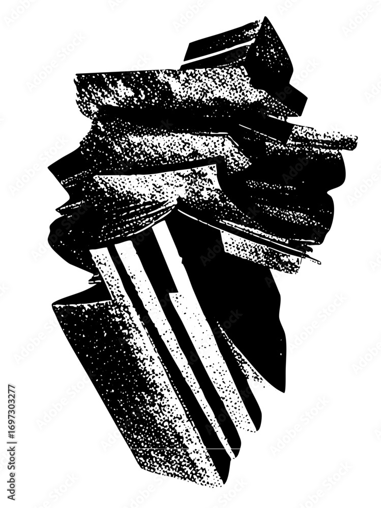 Aufkleber vector abstract column structure