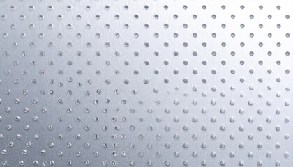 Silver Metal Surface with Subtle Dot Pattern and Satin Reflection