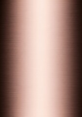 Elegant rose gold metallic surface with subtle linear texturing effect