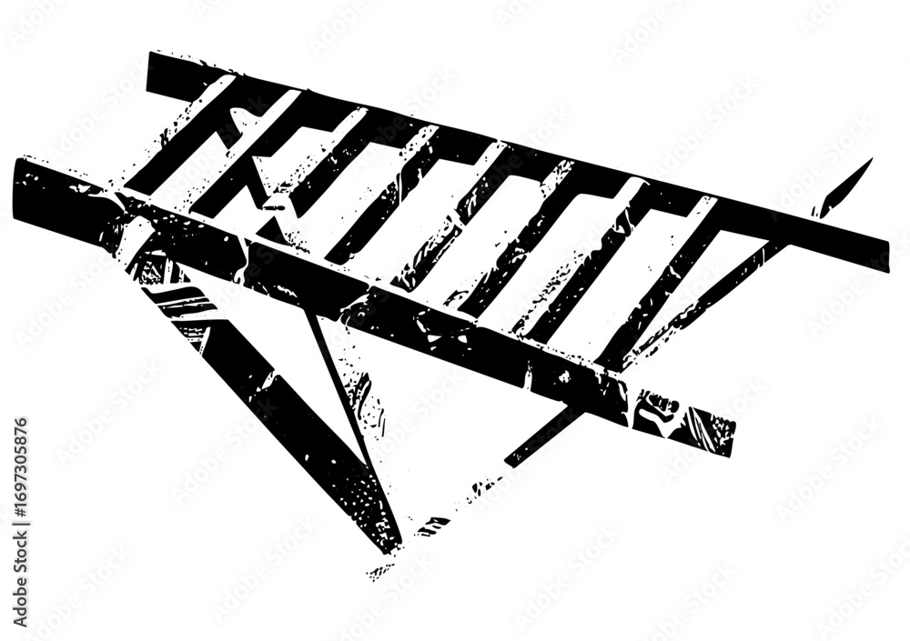 Aufkleber vector dynamic distressed typography spells out text.