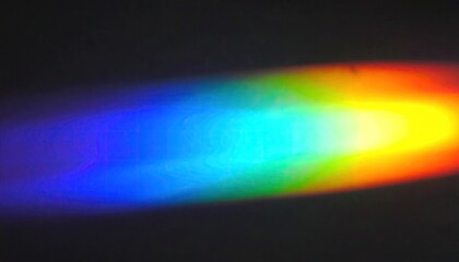 Rainbow Prism Beam on Charcoal Background