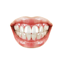 smile of a young woman