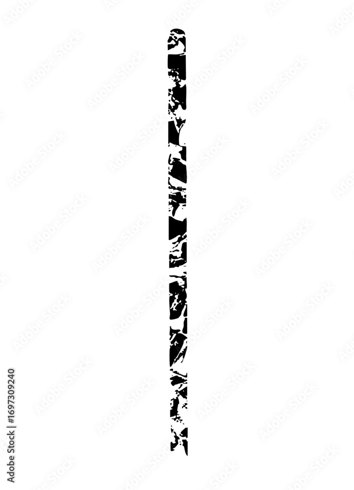 Aufkleber vector abstract vertical composed of fragmented shapes.