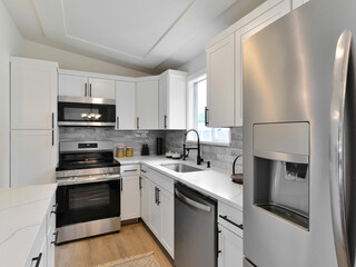 Modern residential kitchen interior