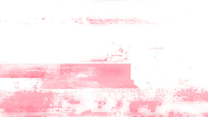 Retro VHS Glitch Banner with Color Pixel Distortion on Transparency. Techno glitch style backdrop....