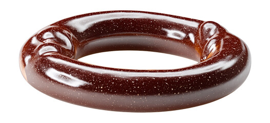 Obraz premium Shiny Brown Round Object with Smooth Surface and Glossy Finish