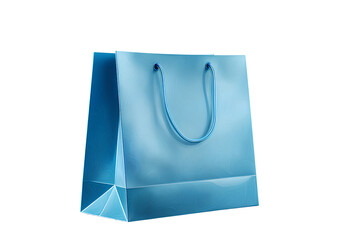  blue shopping bag clipart, simple transparent background vv.png