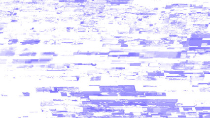 Retro VHS Glitch Banner with Color Pixel Distortion on Transparency. Techno glitch style backdrop....