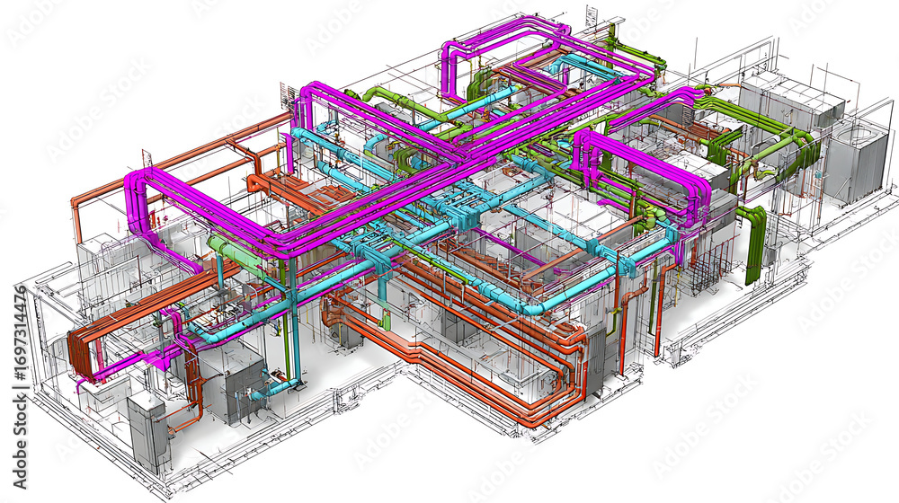 Poster creating rule-based routing engines for hvac systems in bim