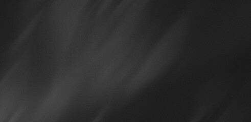 Black abstract gradient background with grainy effect texture. Modern technology background design concept