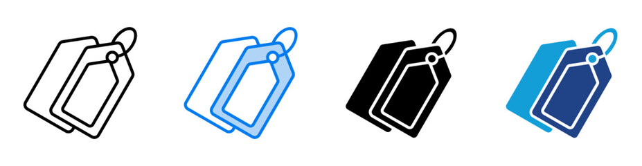 Sale icon set multiple style collection