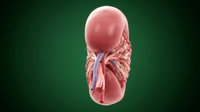 3D Render of Kidney Anatomy