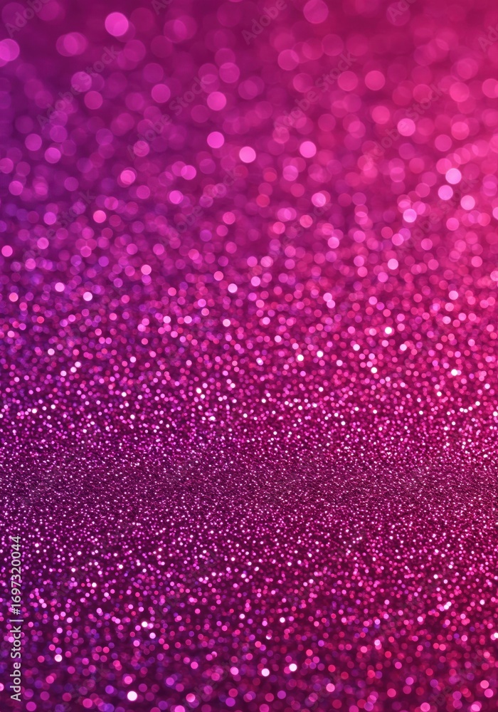 Aufkleber shimmering glitter background: a dazzling close-up of a vibrant pink glitter background, with tiny s