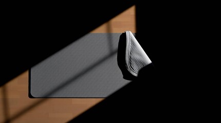 Yoga Mat with Sunlight, and Fitness.