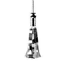 Fototapeta premium Vector Detailed vector of a hanging broom.