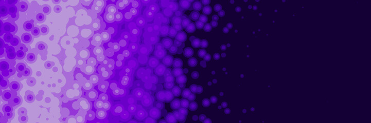 Gradient purple bubbles. Abstract background