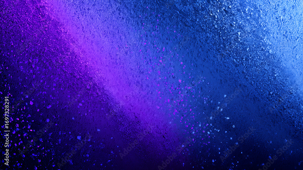 Aufkleber dark blue purple color gradient background with grainy noise texture effect, abstract web banner des