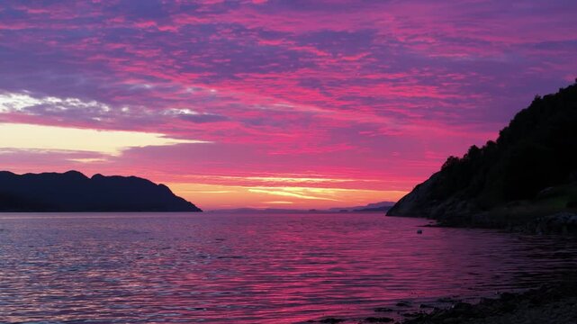 Epic Norwegian Sunset
