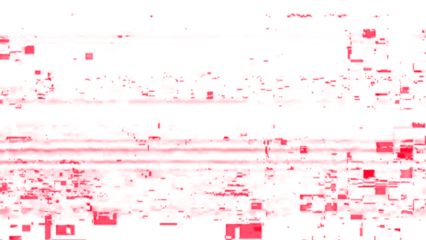 Techno Glitch Poster Template with Horizontal Distortion and Neon Elements. Techno glitch style backdrop. Glitched banner with TV noise, Glitch camera effect. TV scan line monitor. Data noise texture.