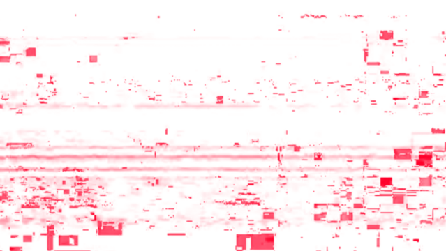 Techno Glitch Poster Template with Horizontal Distortion and Neon Elements. Techno glitch style backdrop. Glitched banner with TV noise, Glitch camera effect. TV scan line monitor. Data noise texture.