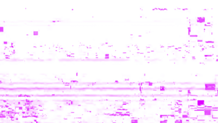 Techno Glitch Poster Template with Horizontal Distortion and Neon Elements. Techno glitch style backdrop. Glitched banner with TV noise, Glitch camera effect. TV scan line monitor. Data noise texture.