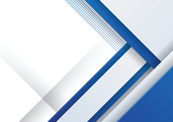 White and blue background abstract art vector with luxury