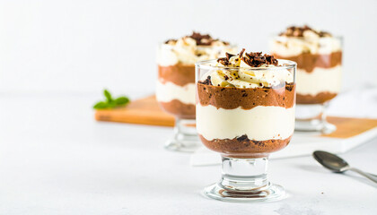 Elegant Layered Mousse Dessert Cups
