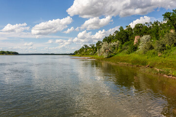 Lake Audubon in summer. North Dakota, USA