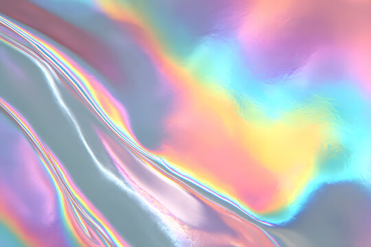 Abstract Modern pastel colored holographic backgroun in 80s style. Synthwave. aporwave style. Retrowave,retro futurism, webpunk