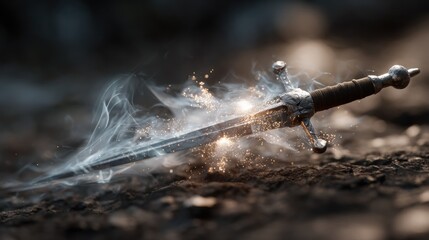 Mysterious sword