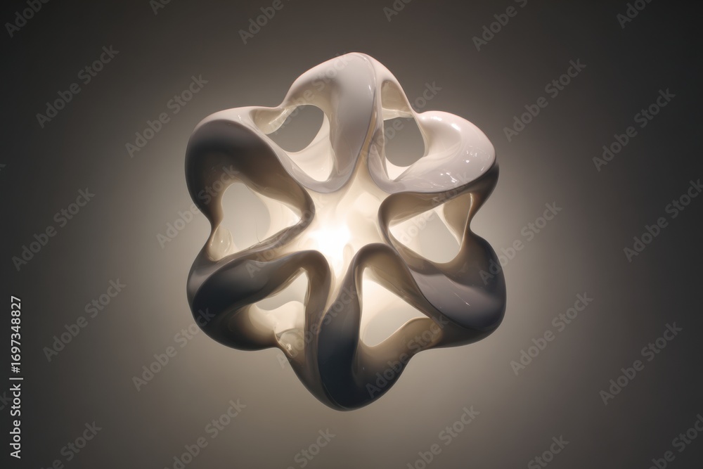 Poster elegant modern pendant light fixture with unique sculptural design and soft illumination ideal for c