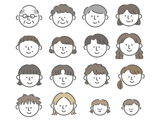 人物アイコンセット