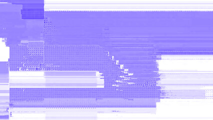 Glitch Art Texture with Retro Monitor Scan Lines and Color Elements. Techno glitch style backdrop....