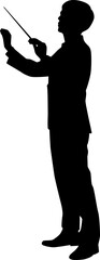 Music Conductor Silhouettes