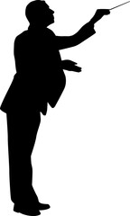 Music Conductor Silhouettes