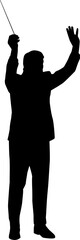 Music Conductor Silhouettes