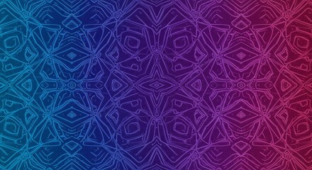 Colorful Gradient Geometric Pattern Abstract Wallpaper